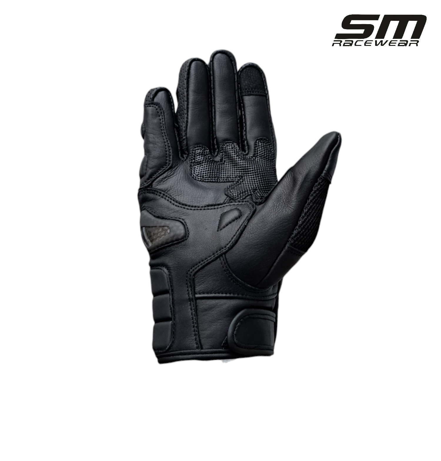 Manusi moto din piele naturala SM Racewear Blade Air - Barbati - Sport/Touring - Cu protectii si ventilatie eficiente - Diverse culori [5]