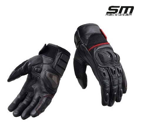 Manusi moto din piele naturala SM Racewear Blade Air - Barbati - Sport/Touring - Cu protectii si ventilatie eficiente - Diverse culori [3]