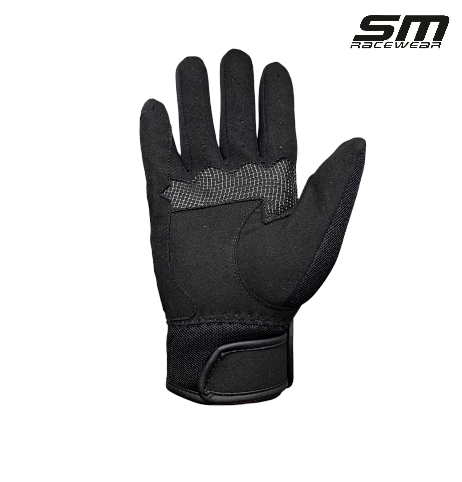 Manusi moto SM Racewear City Pro - material textil ventilat, protectii monturi si palma intarita [1]