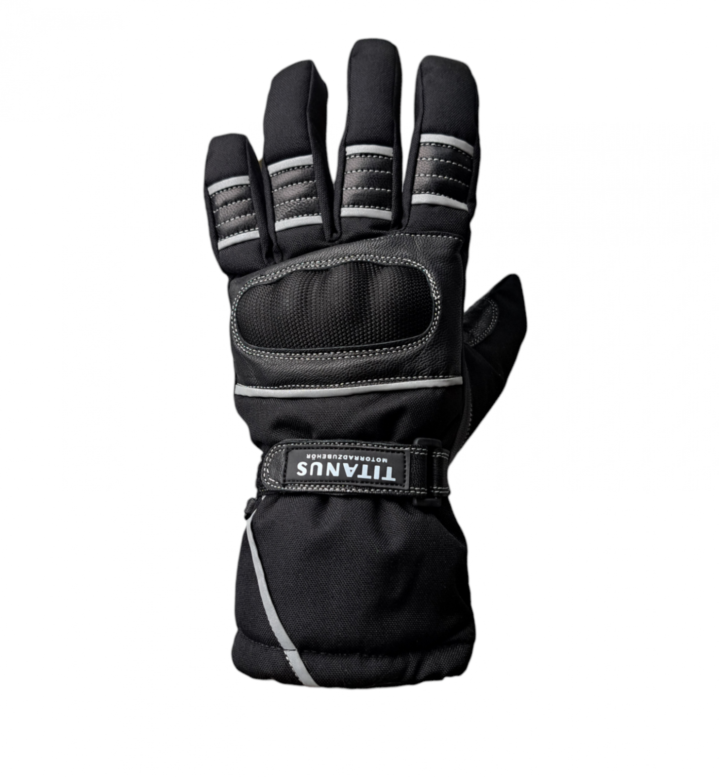 Manusi moto SM Racewear Titanus - piele naturala dublata, membrana waterproof, izolatie Thinsulate si elemente reflectorizante [1]