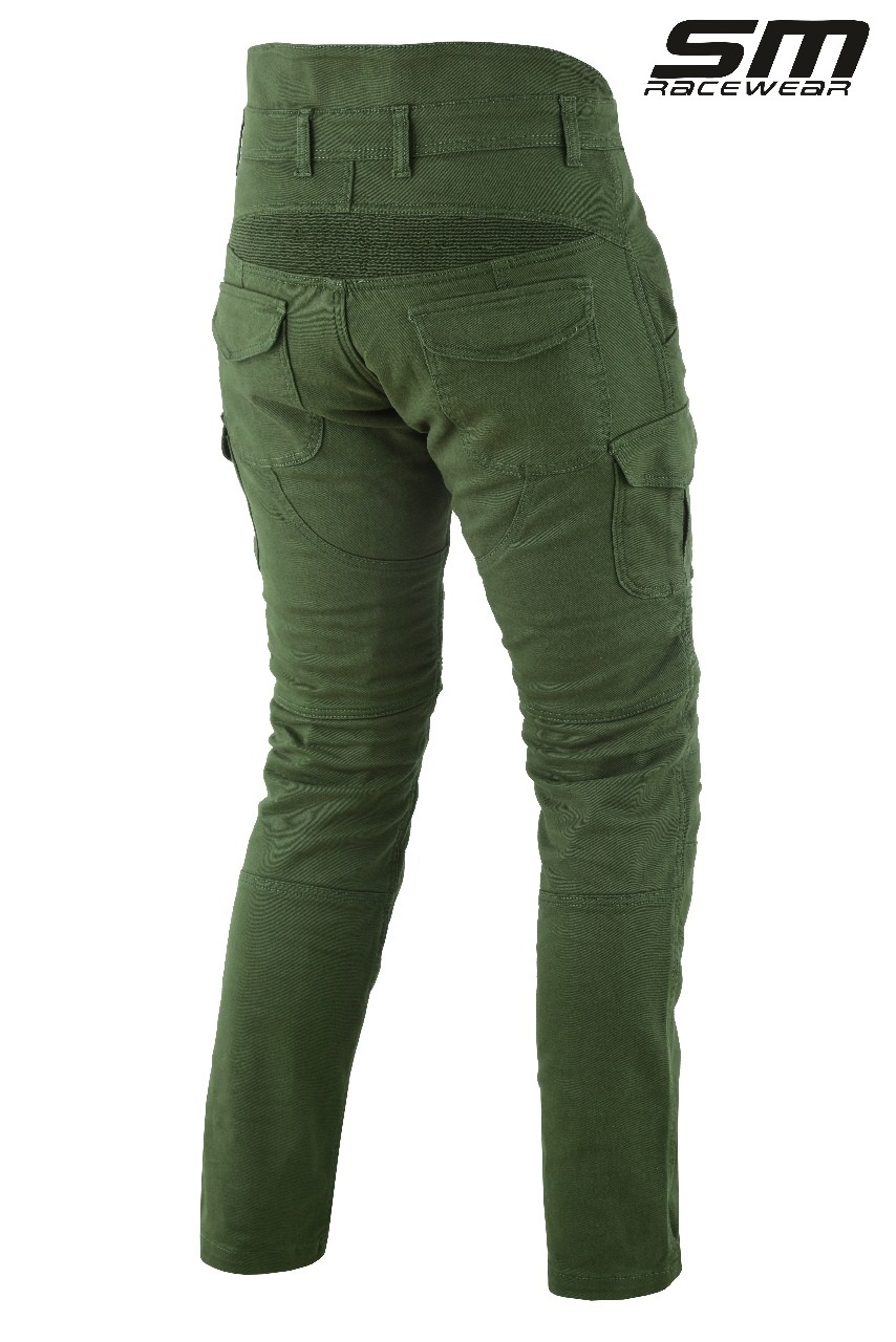 Pantaloni moto textili SM Racewear Cargo - Barbati - Urban/Touring - Protectii CE - Intarituri Kevlar in zonele critice - Diverse culori [1]