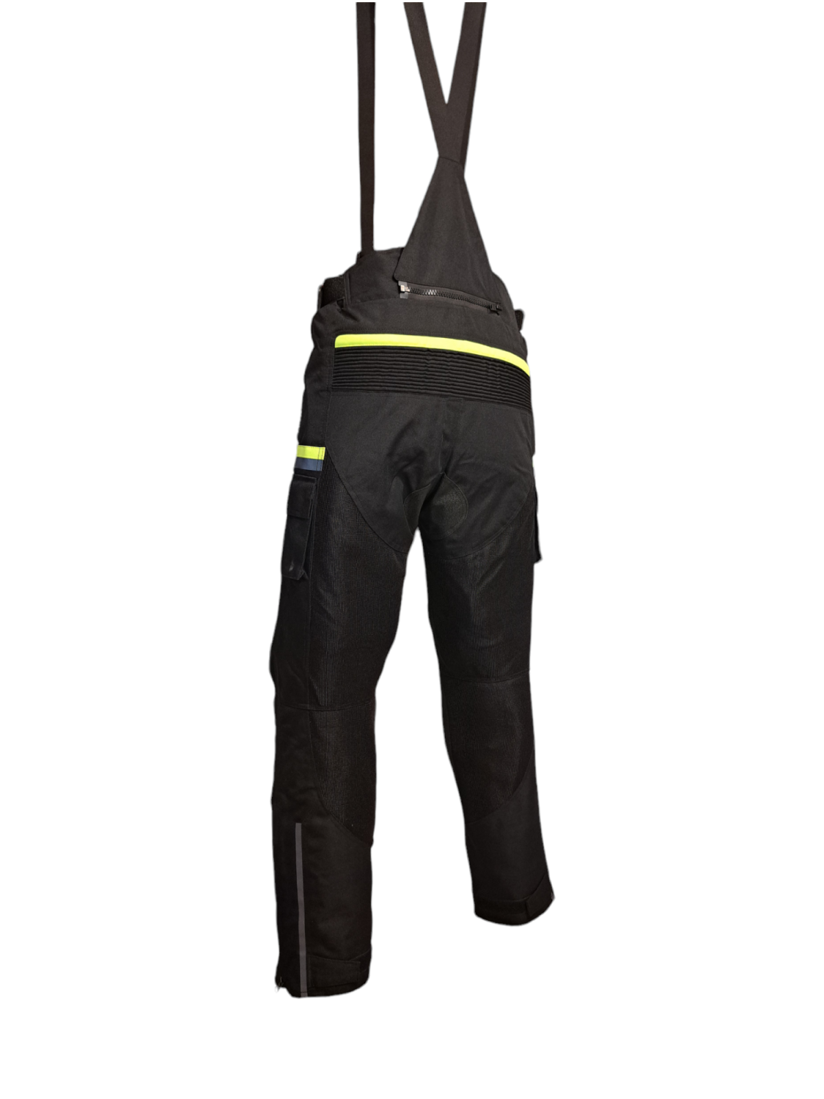 Pantaloni moto textili SM Racewear MeshTech - Barbati - Vara - Ventilati si Impermeabili - Protectii CE - Negru/Neon [8]