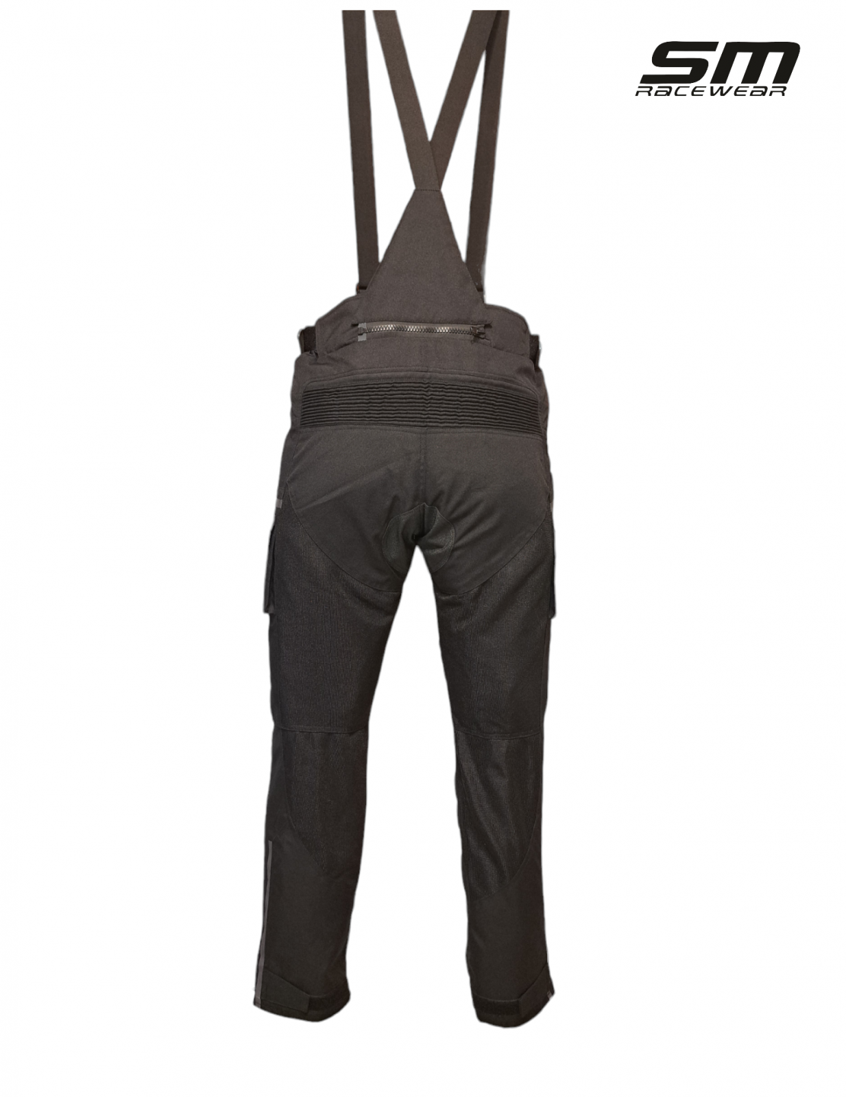 Pantaloni moto textili SM Racewear MeshTech - Barbati - Vara - Ventilati si Impermeabili - Protectii CE - Negru/Neon [2]