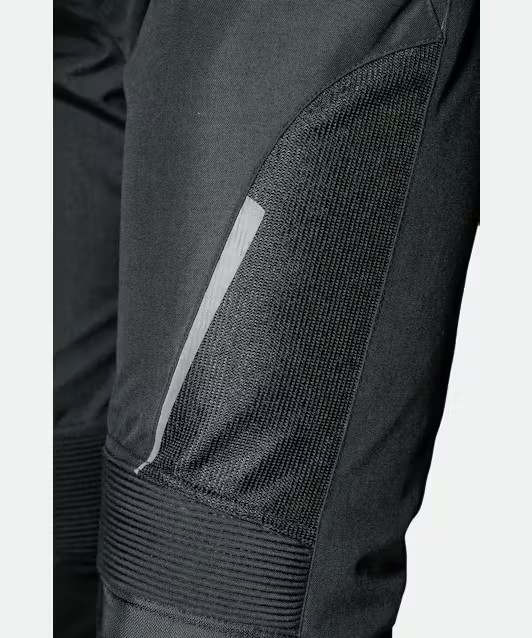Pantaloni moto textili Raven Ostrava Air Lady (Dama) - Ventilati - Protectii CE genunchi - Negru [4]