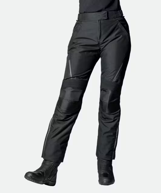 Pantaloni moto textili Raven Ostrava Air Lady (Dama) - Ventilati - Protectii CE genunchi - Negru [2]