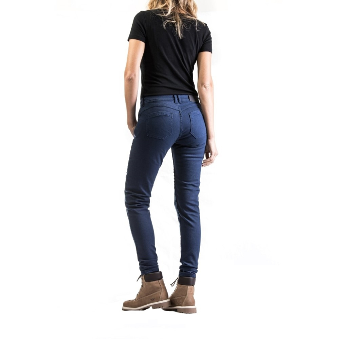 Blugi (jeans) moto femei Ixon model Vicky culoare: Navy (albastru) (Cordura® Denim) [2]