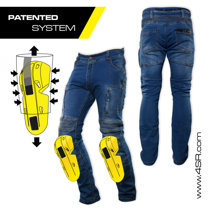 Blugi moto cu protectii 4SR CLUB SPORT [13]