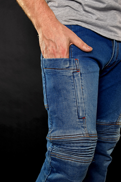 Blugi moto cu protectii 4SR CLUB SPORT [6]