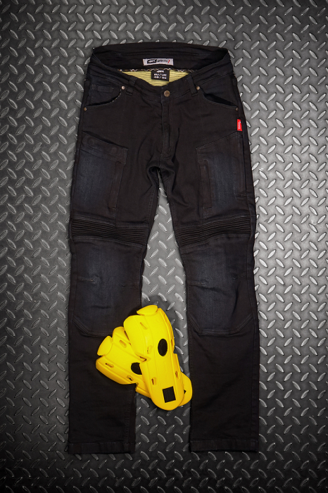 Blugi moto cu protectii 4SR CLUB SPORT SKY [2]