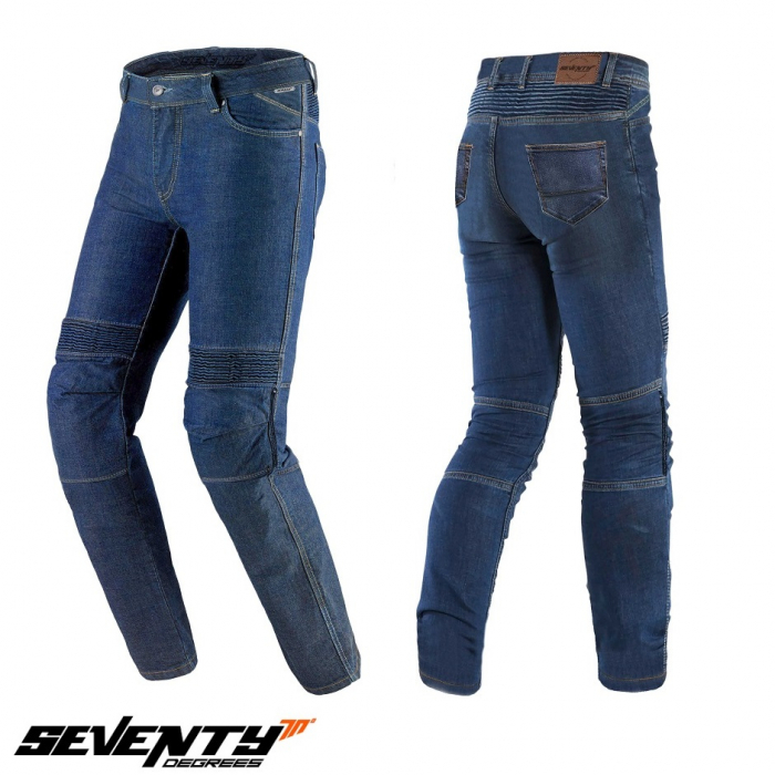 Blugi moto dama slim fit Seventy Degrees SD-PJ8 [4]