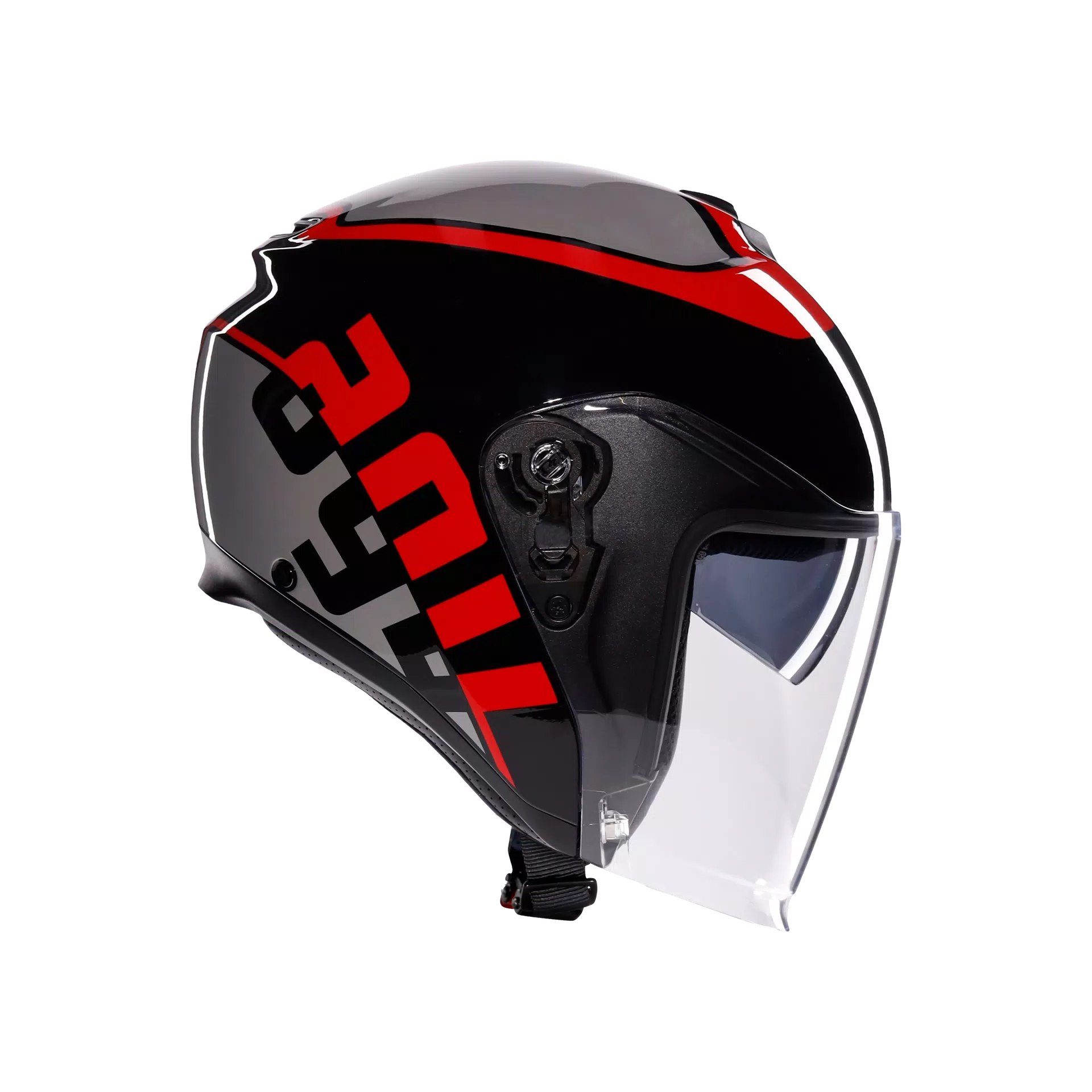 Cască AGV Irides  Negru / Gri / Roșu [2]