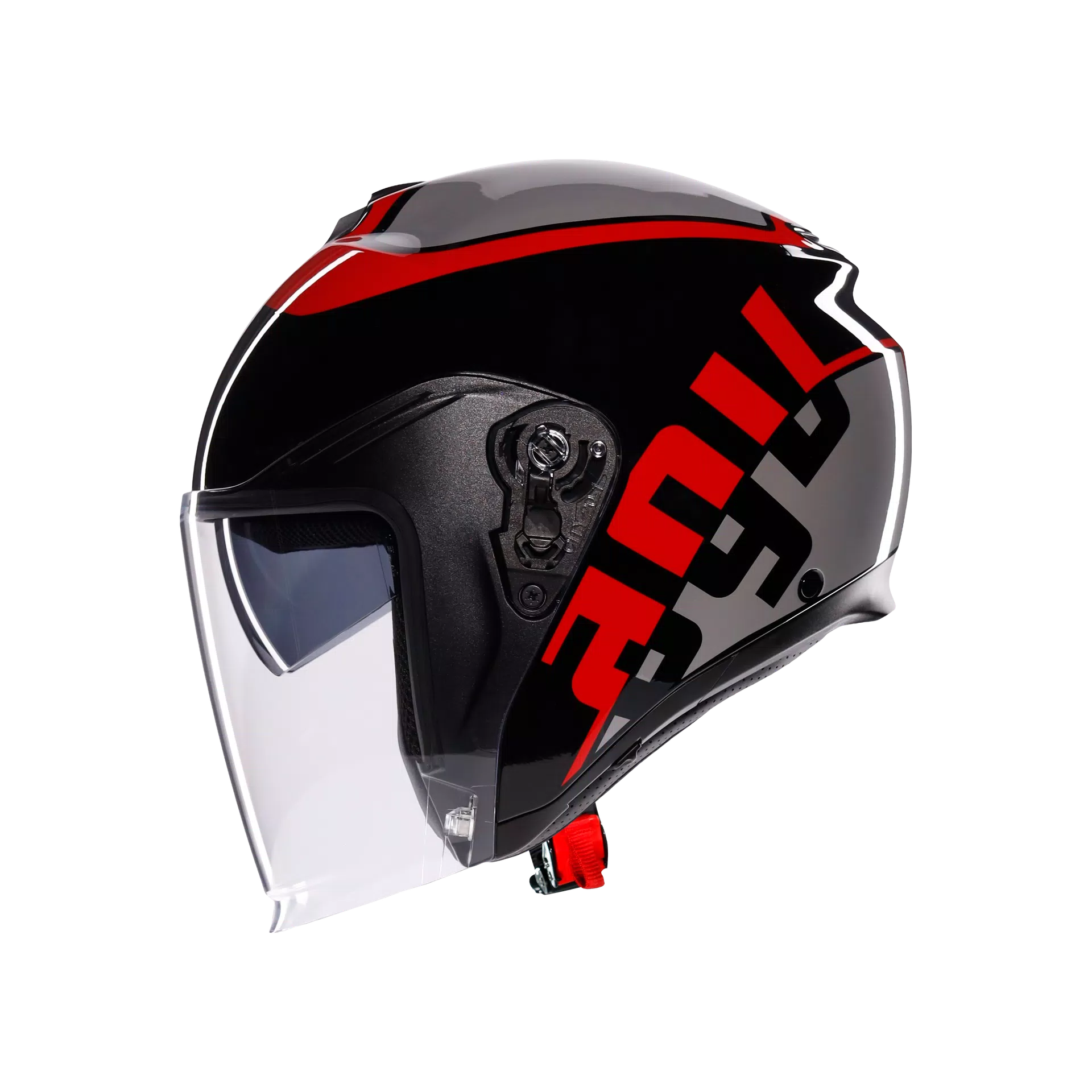 Cască AGV Irides  Negru / Gri / Roșu [3]