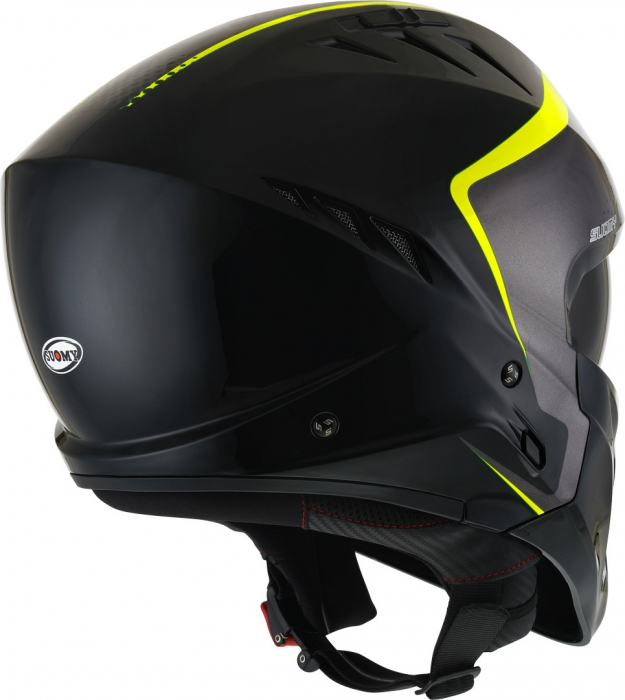 Casca jet Suomy Armor Crew - negru/galben [5]