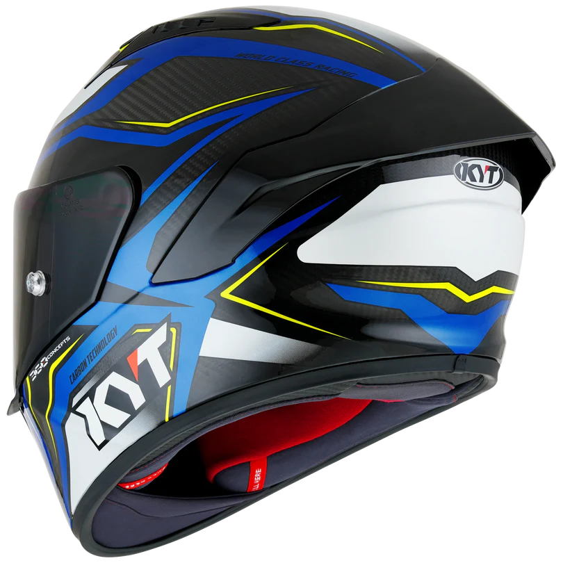 Casca KYT NZ Race Carbon Stride Blue [2]