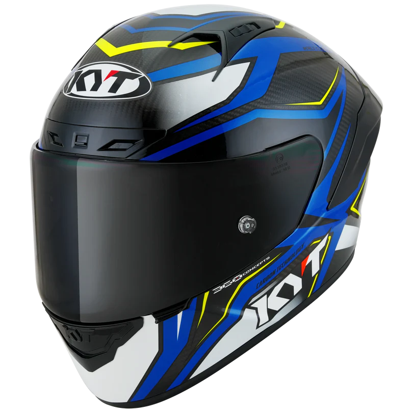Casca KYT NZ Race Carbon Stride Blue [4]