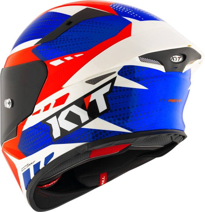 Casca Kyt TT-Revo Gear Blue/Red [4]