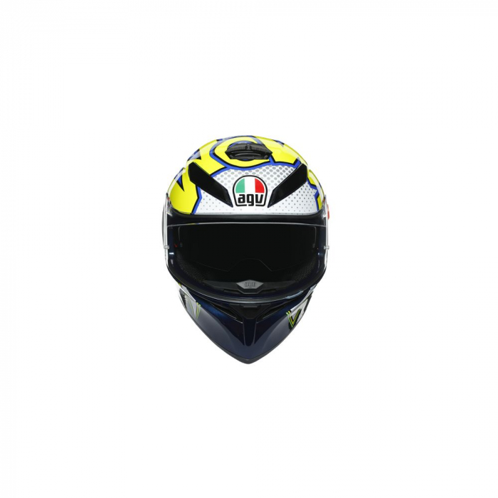 Casca moto AGv K3 SV MULTI ECE DOT - BUBBLE BLUE/WH/YELLOW FLUO [3]