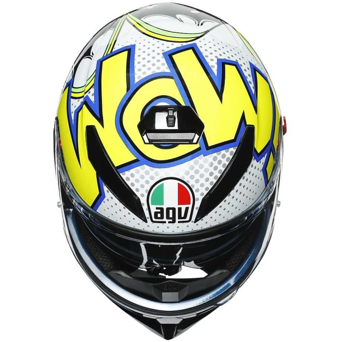 Casca moto AGV K3 SV MULTI ECE DOT - BUBBLE BLUE/WH/YELLOW FLUO [6]