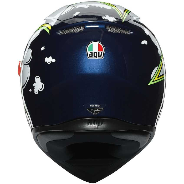 Casca moto AGV K3 SV MULTI ECE DOT - BUBBLE BLUE/WH/YELLOW FLUO [5]