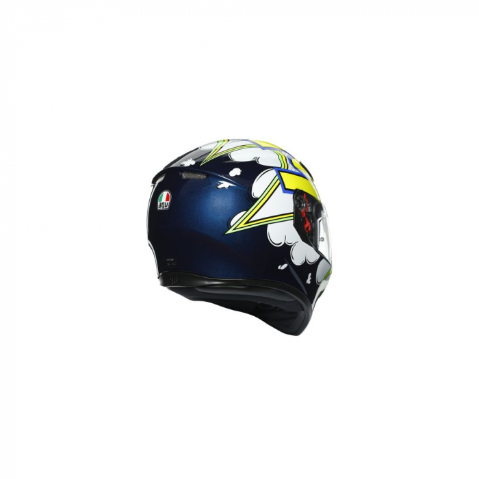 Casca moto AGv K3 SV MULTI ECE DOT - BUBBLE BLUE/WH/YELLOW FLUO [5]