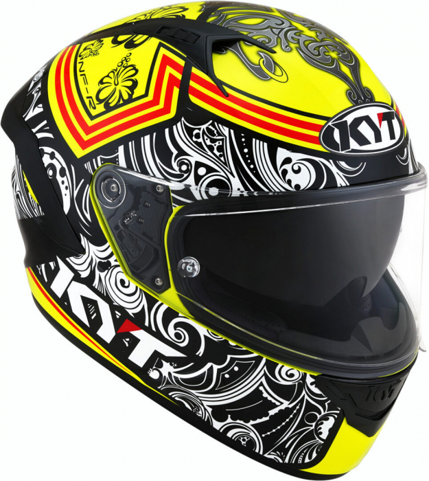 Casca moto KYT NF-R Steel Flower [10]