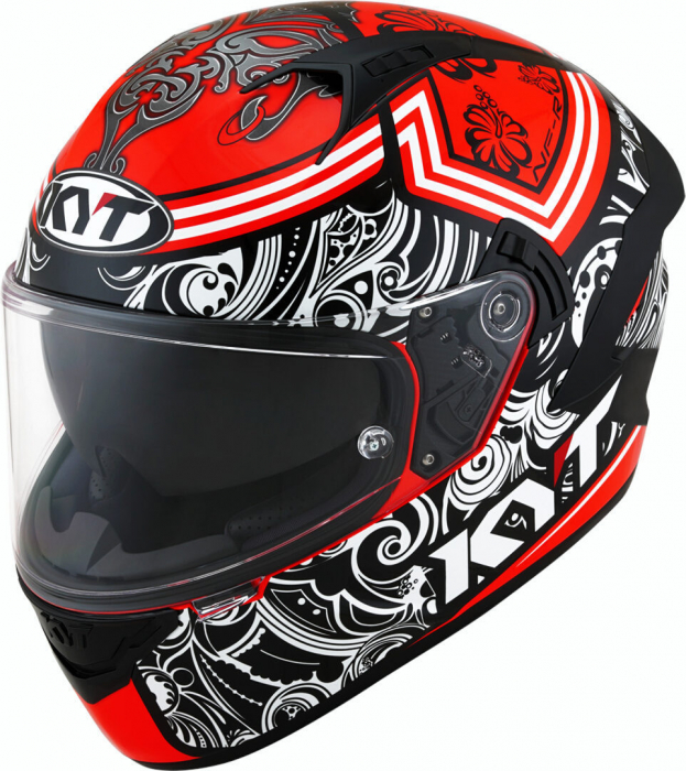 Casca moto KYT NF-R Steel Flower [3]