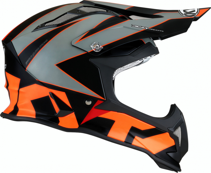 Casca de motocross KYT Strike Eagle Blinking [4]