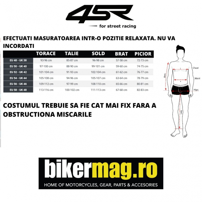 Combinezon piele 2 piese 4SR RR Evo III Neon [10]
