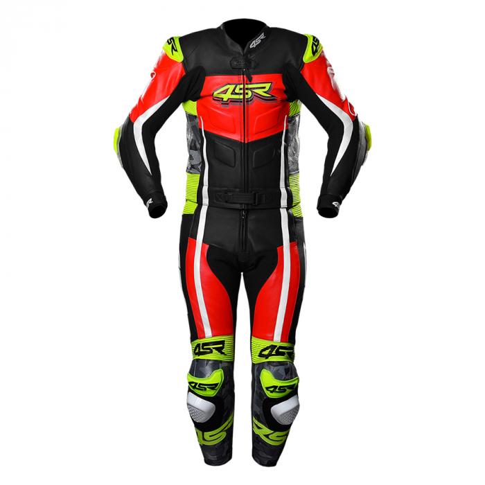 Combinezon piele 2 piese 4SR RR Evo III Neon [2]