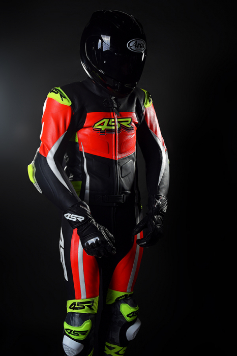 Combinezon piele 2 piese 4SR RR Evo III Neon [5]