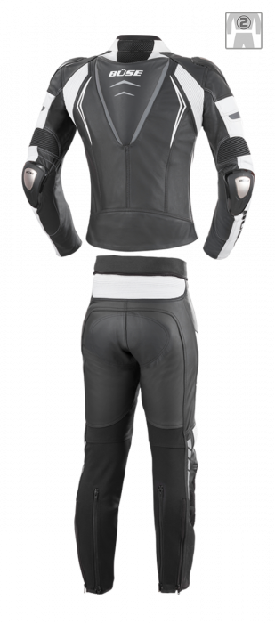 Costum moto din doua piese BÜSE SILVERSTONE PRO LEATHER [2]