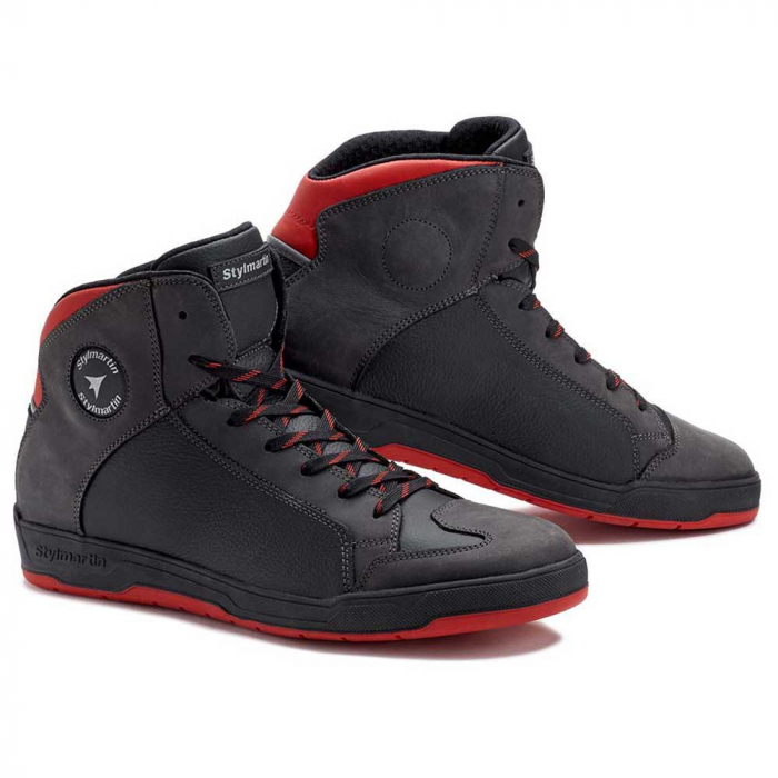 Ghete moto Stylmartin DOUBLE WP BLACK-RED [3]