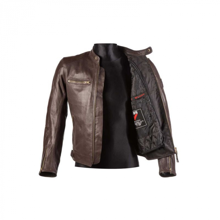 Geaca moto piele By City Street Cool [3]