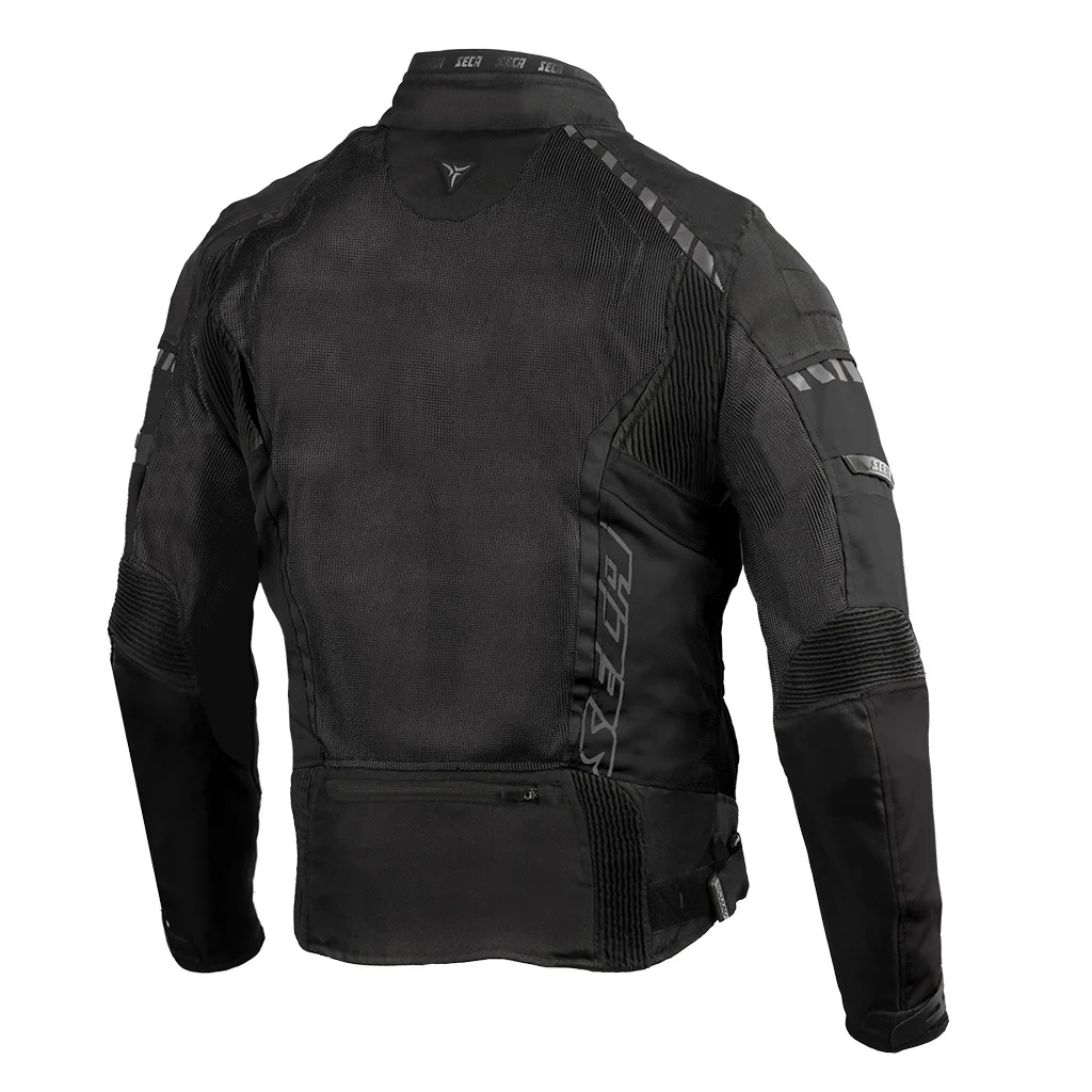 Geaca moto textil dama SECA AIRFLOW II negru [2]