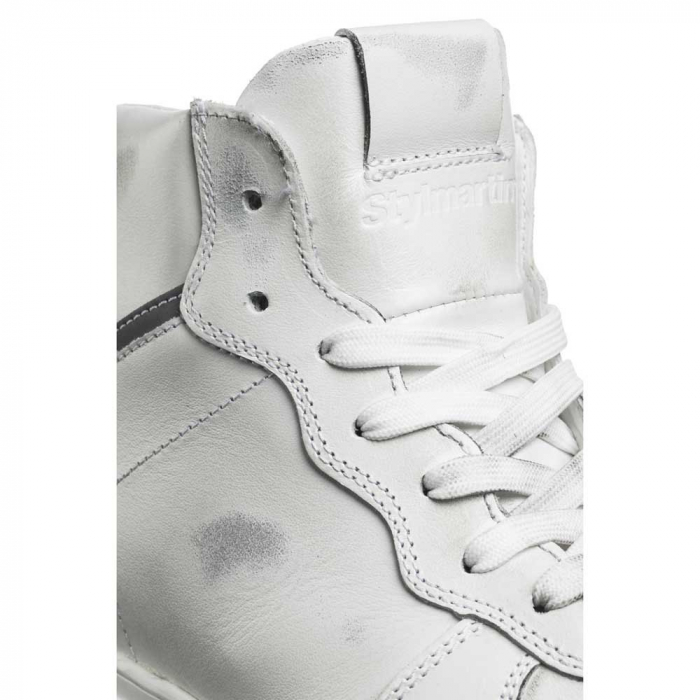 Ghete moto Tony Hook LTD White [2]