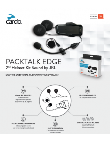 Kit audio JBL pentru sistem comunicatie Cardo, linia Edge [3]