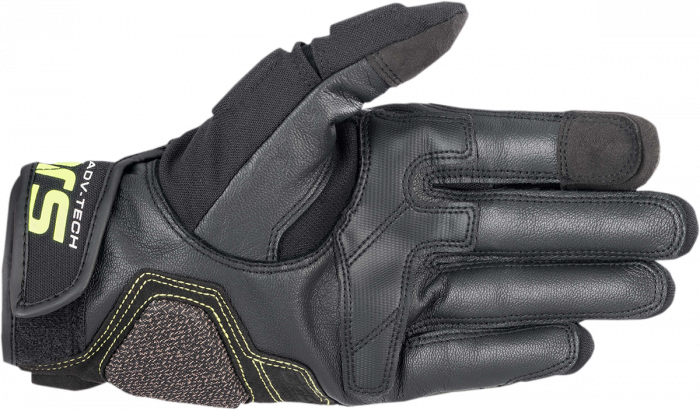 Manusi moto Alpinestars HALO Galben Fluo Negru [2]
