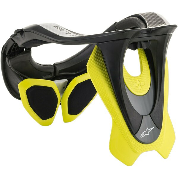Protectie pentru gat Alpinestars BNS TECH-2 Negru/Galben fluo XS/M [2]