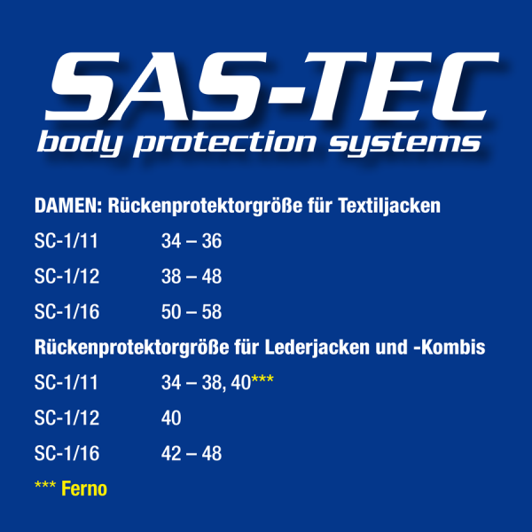 Protectie spate Büse SAS-TEC SC-1/12 [2]