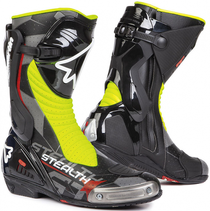 Cizme moto sport  Stylmartin STEALTH EVO BLACK YELLOW [14]