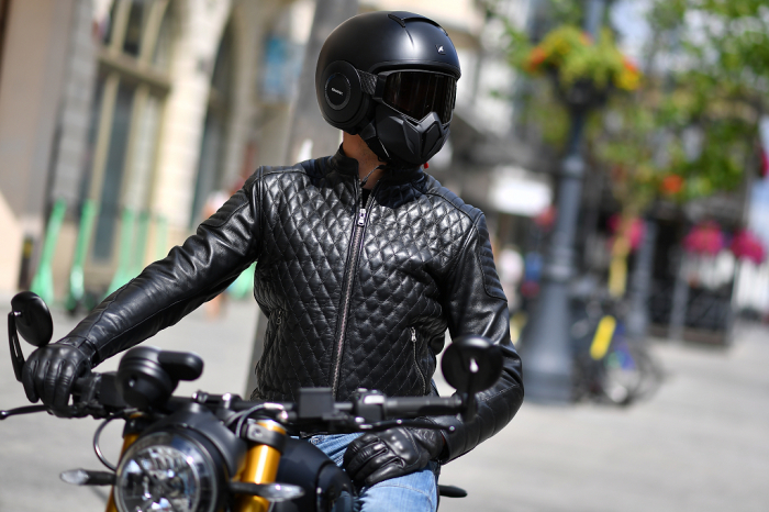 Geaca moto piele strada Spyke SUBURRA [4]