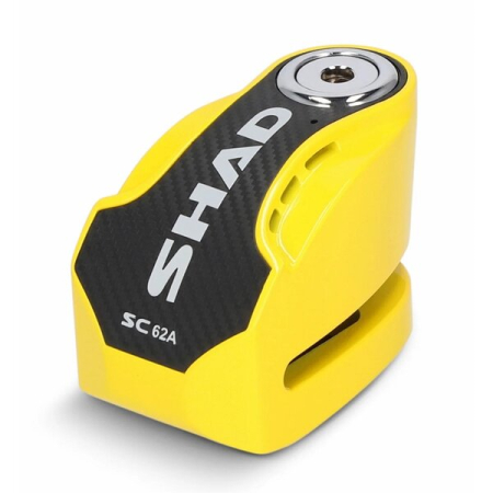 ACCESORII MOTOCICLETA - Antifurt disc cu alarma SHAD SC62A C0S6203A Galben pin 10mm