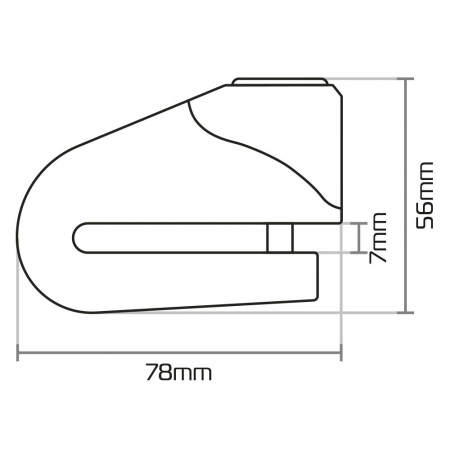 Blocator disc Oxford Quartz XD6 Disc Lock [2]