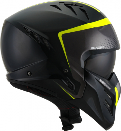 Casca jet Suomy Armor Crew - negru/galben [3]