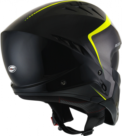 Casca jet Suomy Armor Crew - negru/galben [4]