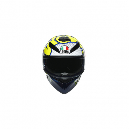 Casca moto AGV K3 SV MULTI ECE DOT - BUBBLE BLUE/WH/YELLOW FLUO [2]