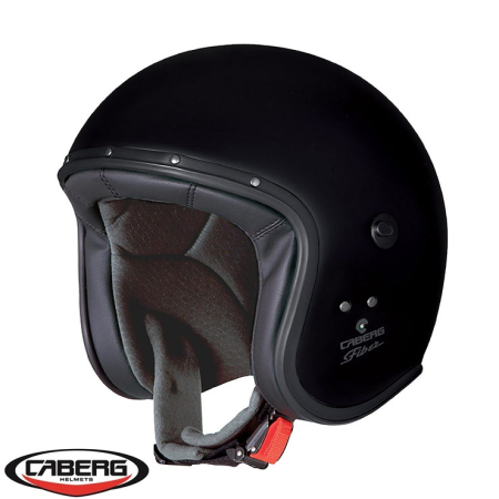 OPEN-FACE - Casca open face (jet) Caberg model Freeride X 17 negru mat (fibra de sticla)