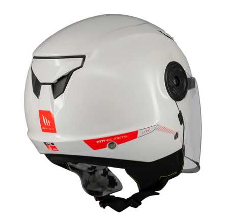 Casca open face MT Lite Kids A0 alb lucios – casca de copii [3]