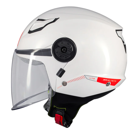 Casca open face MT Lite Kids A0 alb lucios – casca de copii [1]