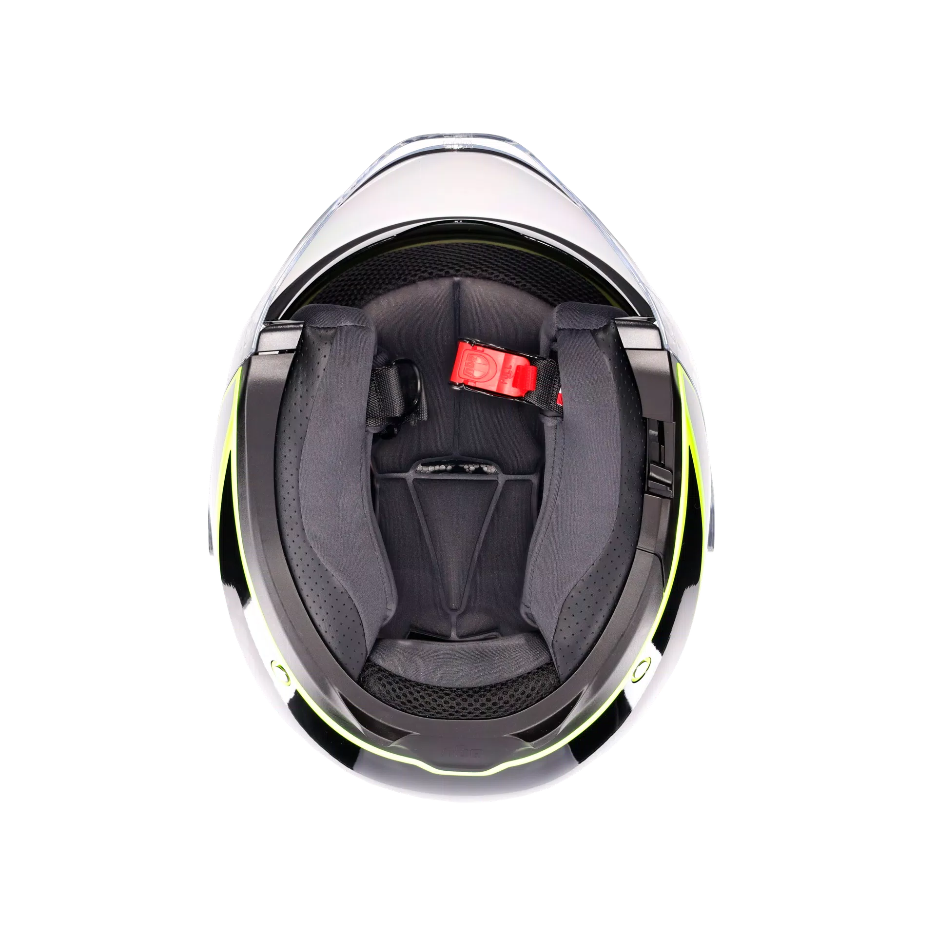Casca pentru scuter AGV IRIDES DAVAO BLACK/GREY/YELLOW FLUO [5]